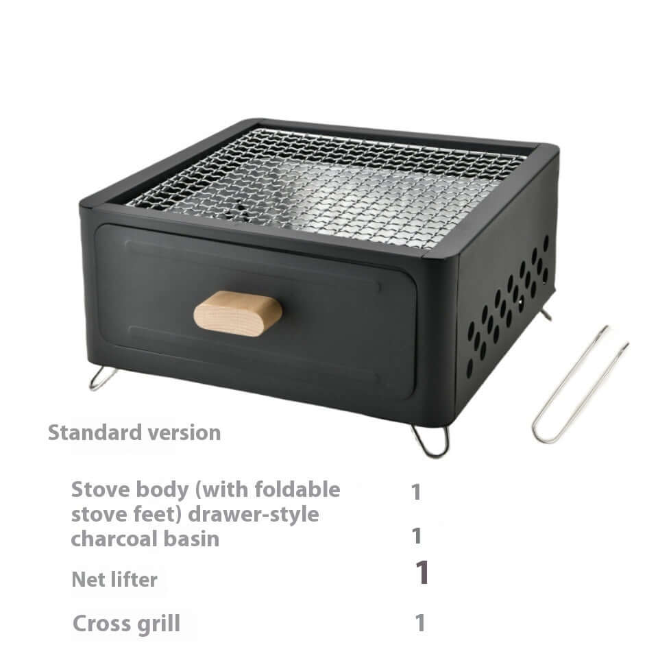 SQUARE BARBECUE OVEN OUTDOORS,