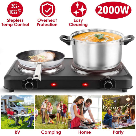 2000 WATT ELECTRIC BURNER2000 Watt Electric Burner – Portable Double
