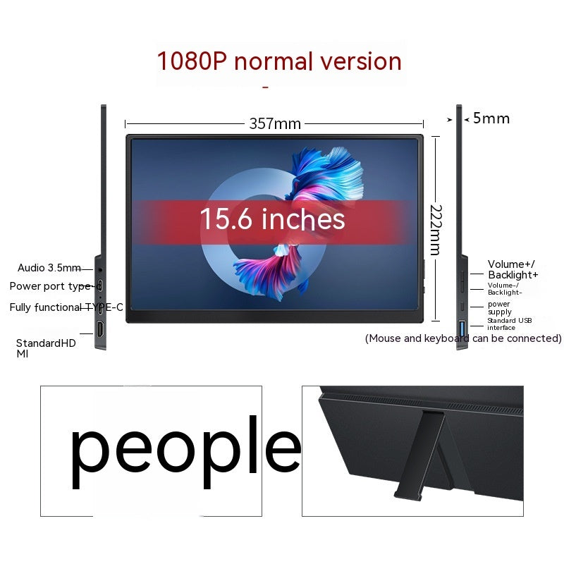 Touchscreen portable monitor