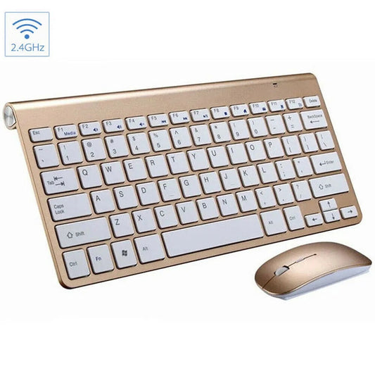 Mini Wireless Keyboard And Mouse Set Waterproof 2.4G