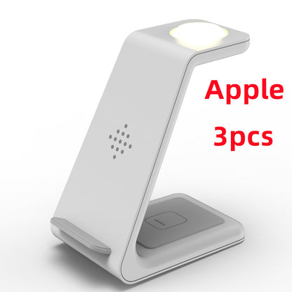 3 In 1 Fast Charging Station Wireless Charger Stand