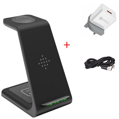 3 In 1 Fast Charging Station Wireless Charger Stand