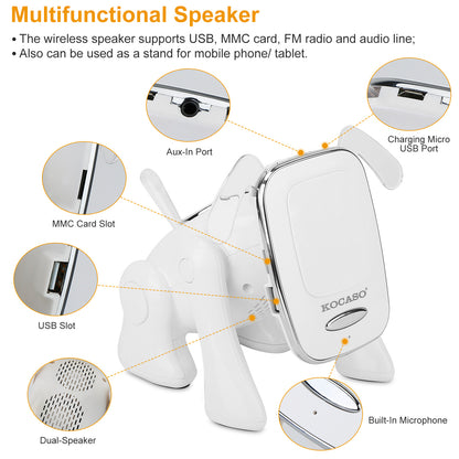 Puppy Dog Wireless Speaker Portable
