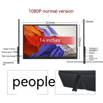 Touchscreen portable monitor