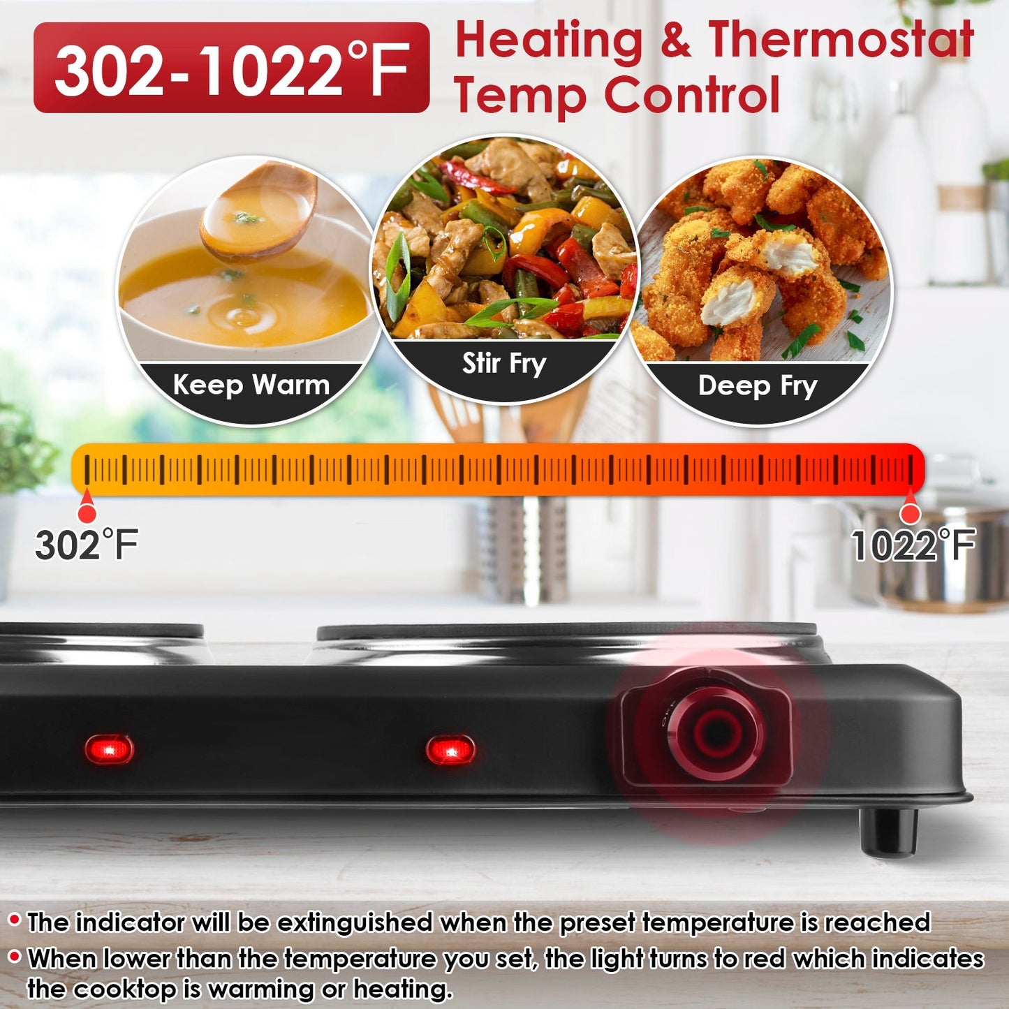 2000 WATT ELECTRIC BURNER2000 Watt Electric Burner – Portable Double