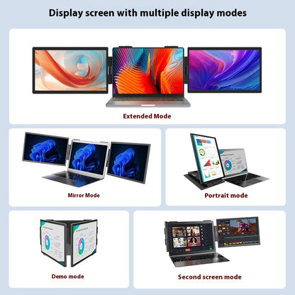 14INCH DUAL SCREEN PORTABLE MONITOR LAPTOP