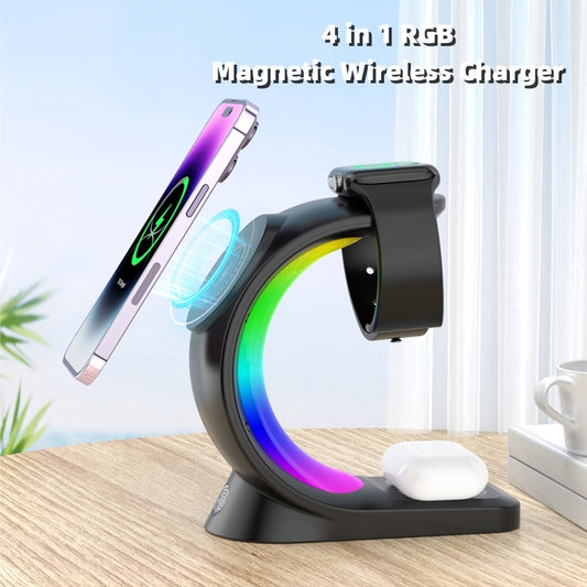 4IN 1 MAGNETIC WIRELESS CHARGER