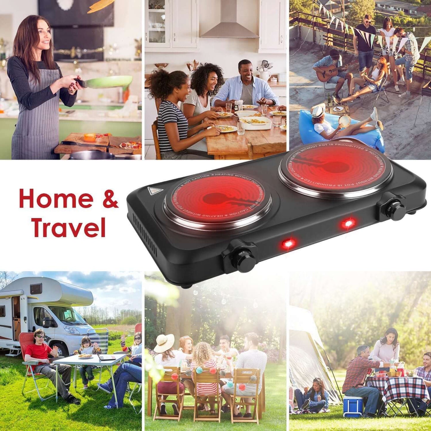 2000 WATT ELECTRIC BURNER2000 Watt Electric Burner – Portable Double