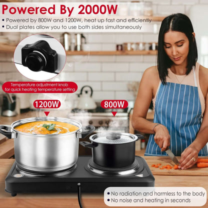 2000 WATT ELECTRIC BURNER2000 Watt Electric Burner – Portable Double