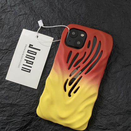 TITANIUM GRAY WIND HOLLOWED PHONE CASE