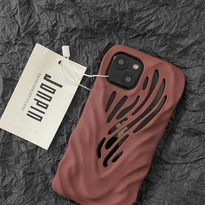 TITANIUM GRAY WIND HOLLOWED PHONE CASE