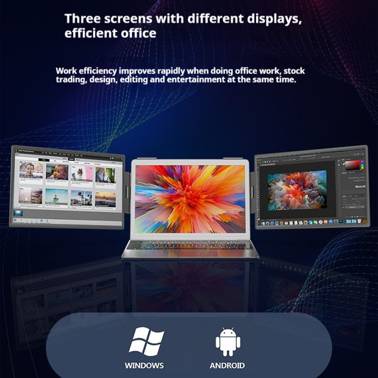 14INCH DUAL SCREEN PORTABLE MONITOR LAPTOP
